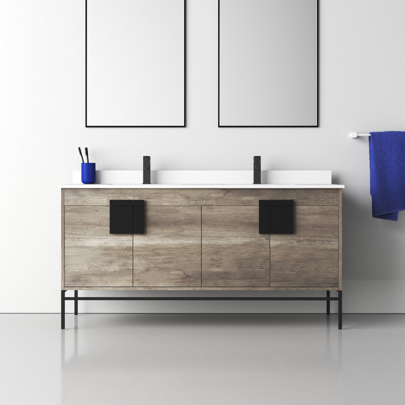 Lee 60" Double Bathroom Vanity Set & Reviews AllModern